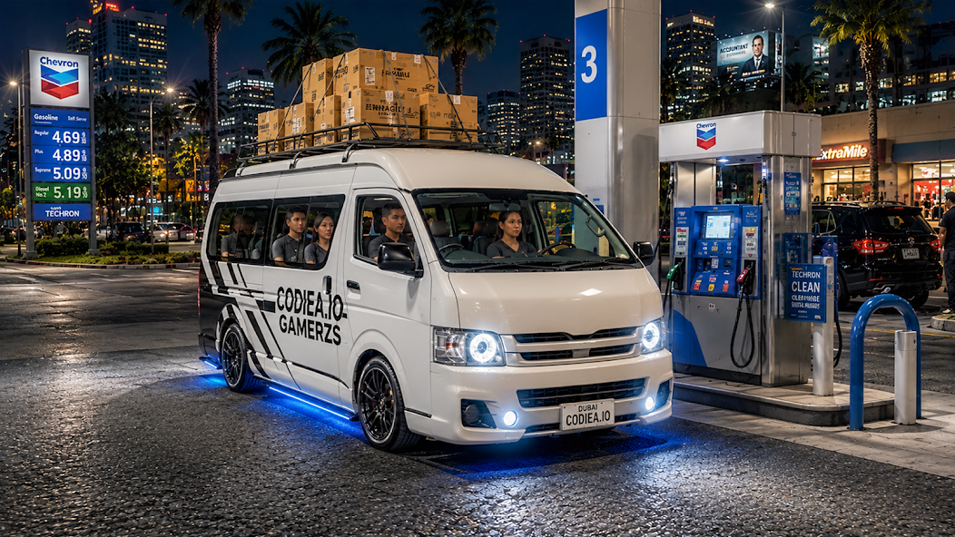 Dubai Van Driving Van Games 3D Cover 3