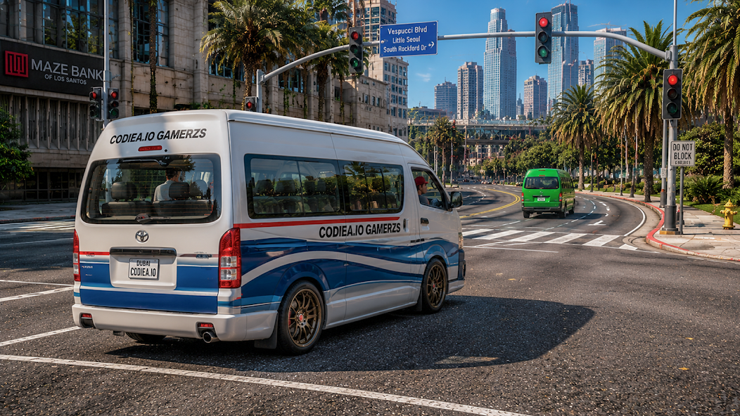Dubai Van Driving Van Games 3D Cover 4